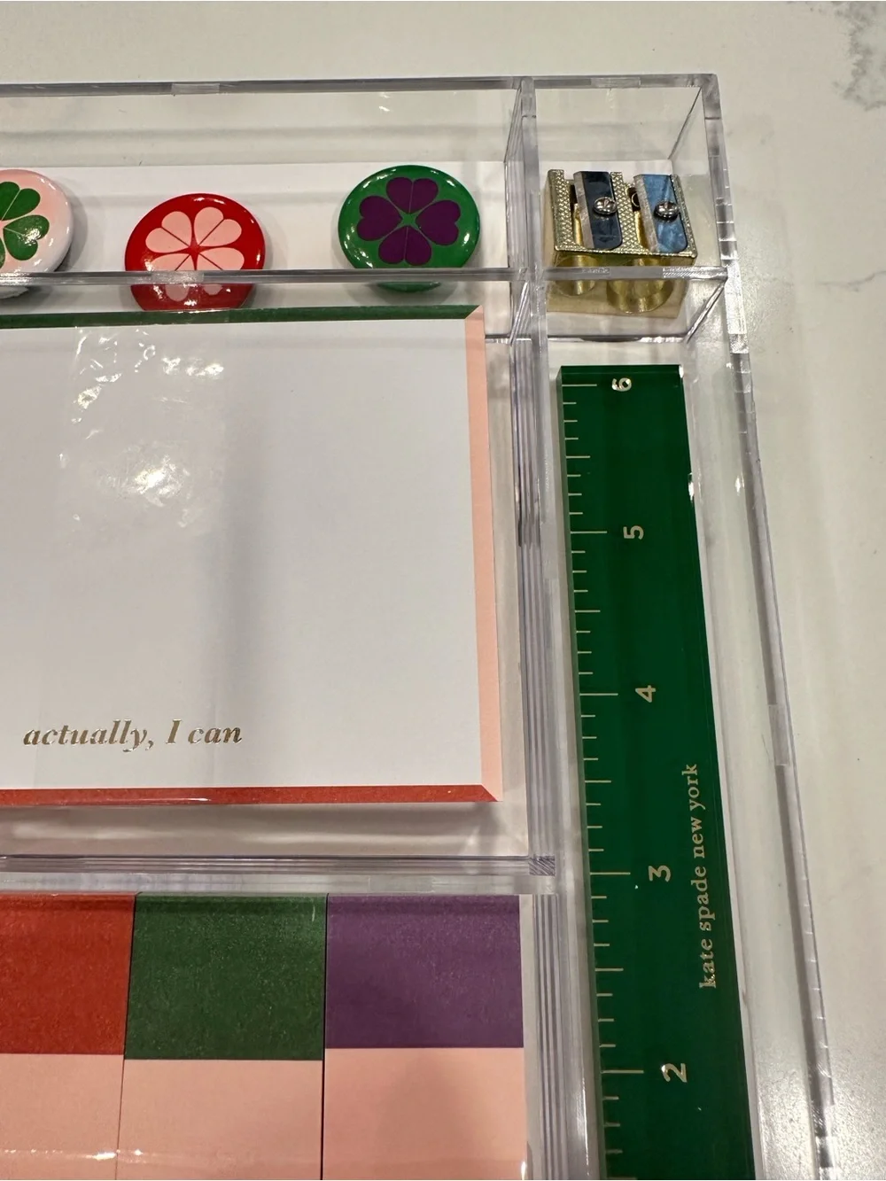 Kate Spade Desk Set - Actually I Can
